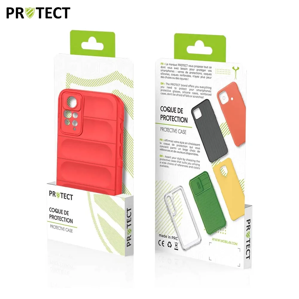 Coque de Protection IX008 PROTECT pour Xiaomi Redmi Note 12 Pro 4G Rouge — vue 2