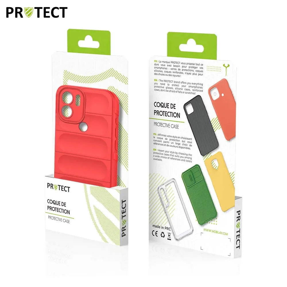 Coque de Protection IX008 PROTECT pour Xiaomi Redmi A1+ Rouge — vue 2