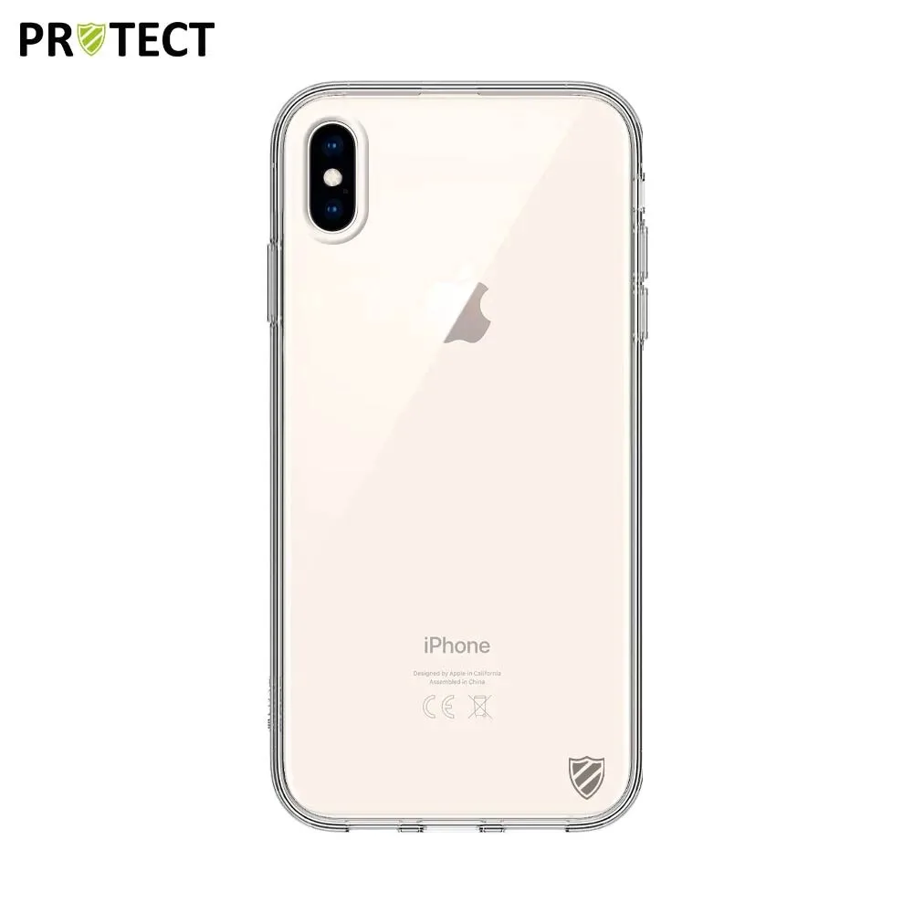 Coque Silicone PROTECT pour Apple iPhone XS Max Transparent — vue 2