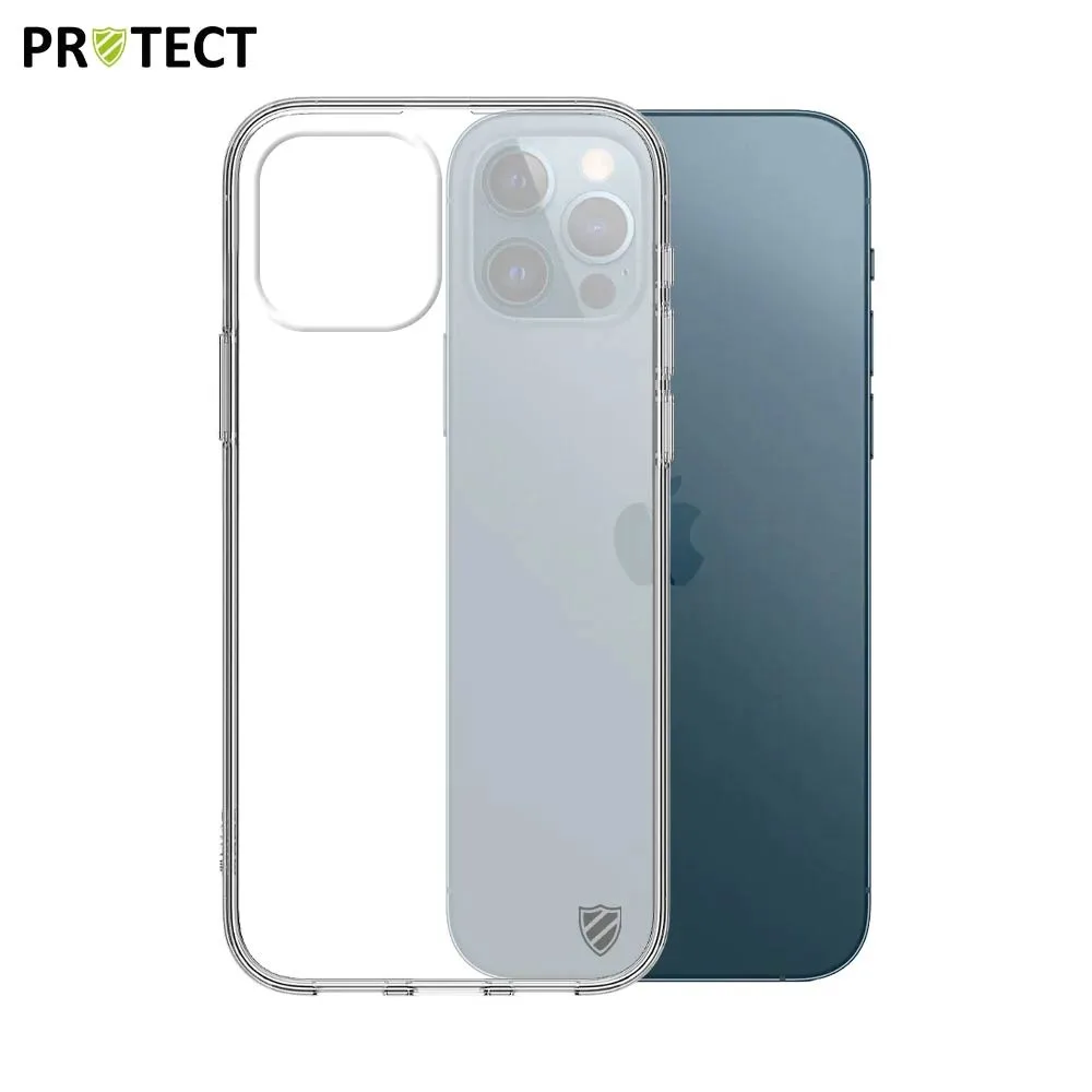 Coque Silicone PROTECT pour Apple iPhone 12 Pro Max Transparent