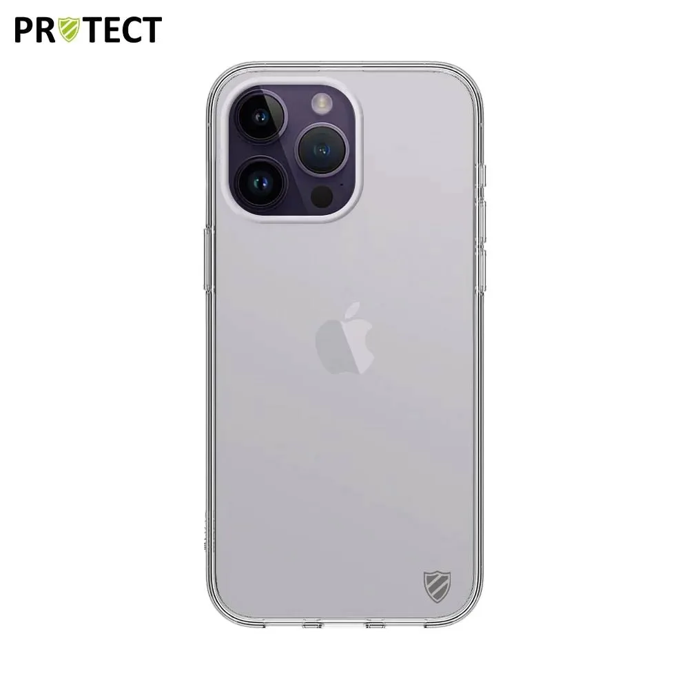 Coque Silicone PROTECT pour Apple iPhone 14 Pro Max Transparent — vue 2