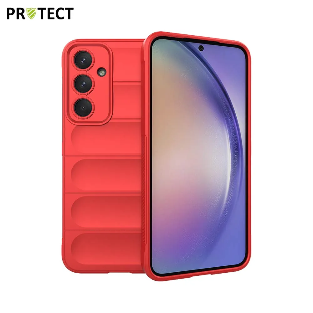 Coque de Protection IX008 PROTECT pour Samsung Galaxy A55 5G A556 Rouge