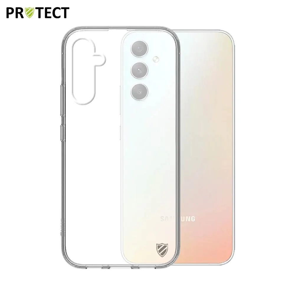 Coque Silicone PROTECT pour Samsung Galaxy A34 5G A346 Transparent