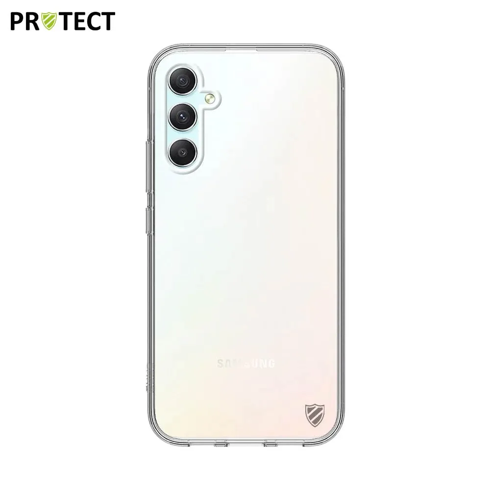 Coque Silicone PROTECT pour Samsung Galaxy A34 5G A346 Transparent — vue 2