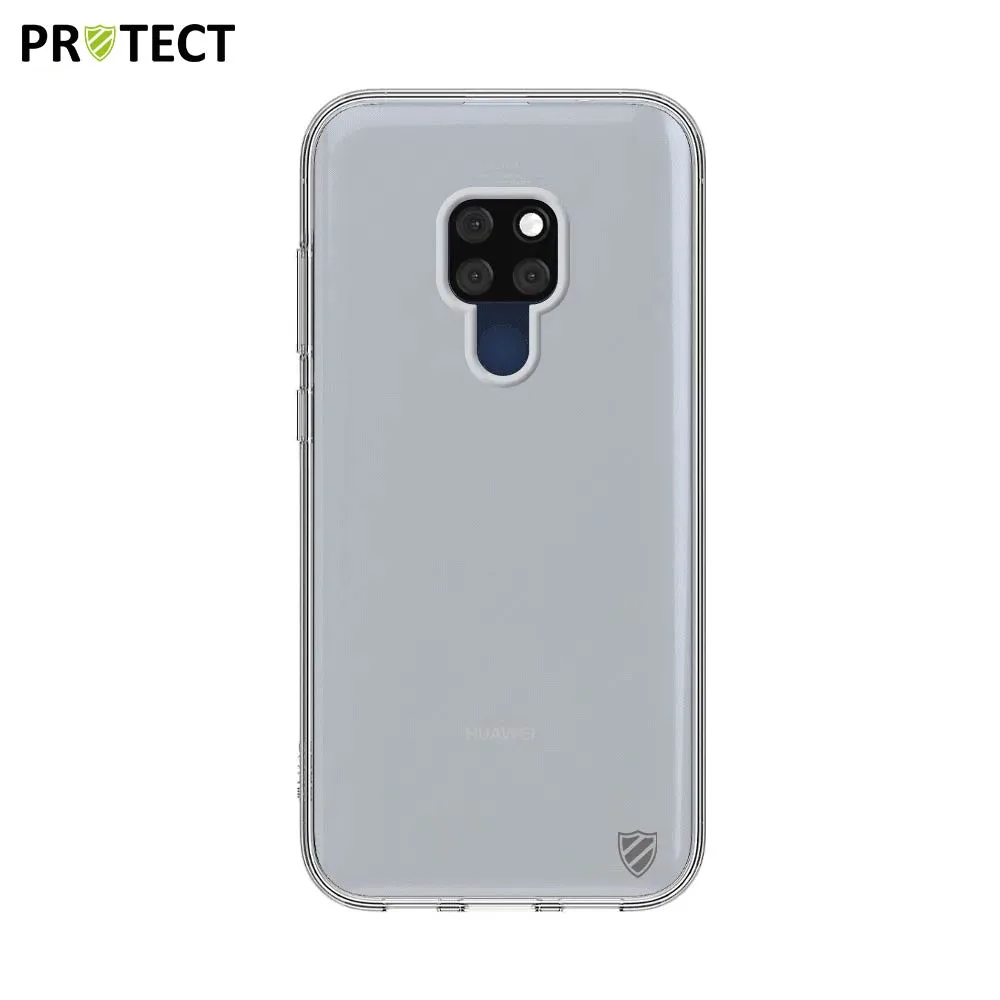 Coque Silicone PROTECT pour Huawei Mate 20 Transparent — vue 2