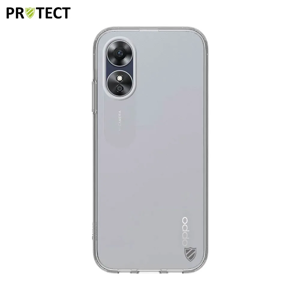 Coque Silicone PROTECT pour OPPO A17 (CPH2477) Transparent — vue 2