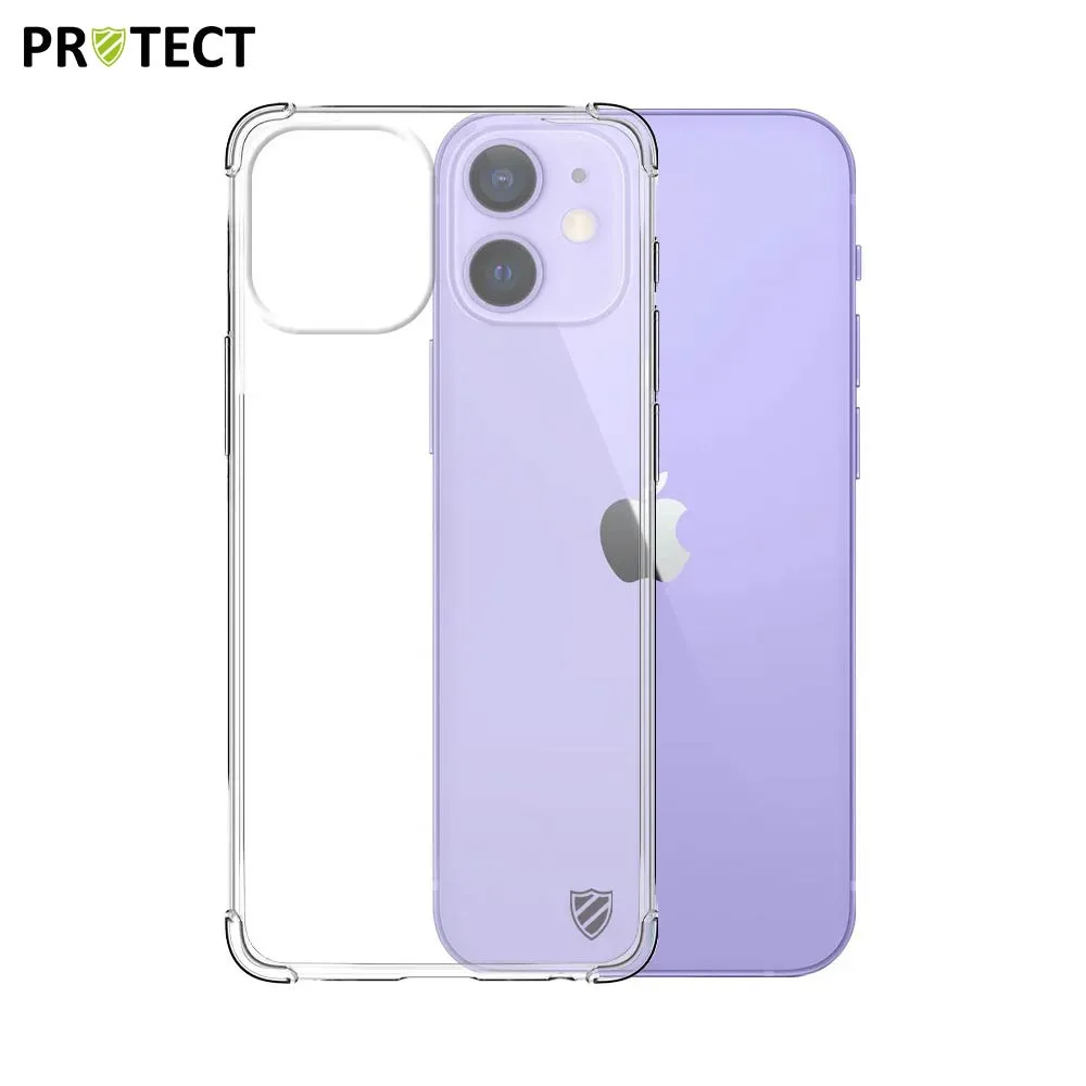 Coque Silicone Renforcée PROTECT pour Apple iPhone 12 Mini Transparent