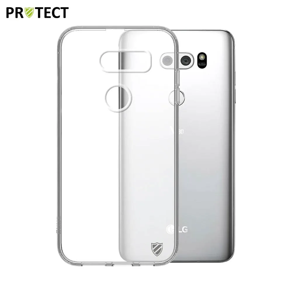 Coque Silicone PROTECT pour LG V30 Transparent