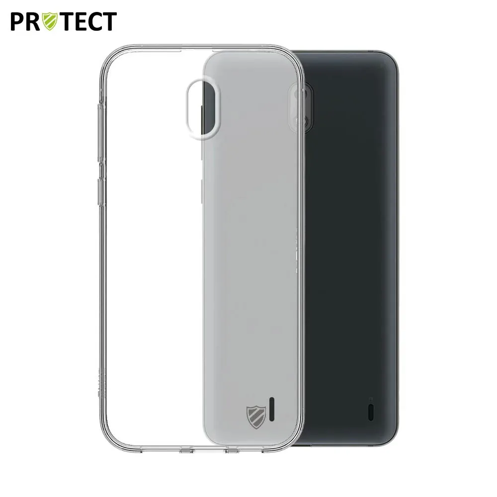 Coque Silicone PROTECT pour Nokia 2 Transparent