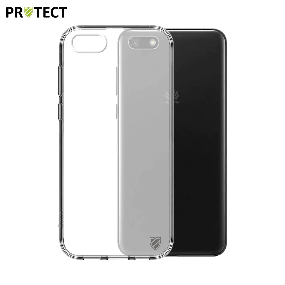 Coque Silicone PROTECT pour Huawei Y5 2018 Transparent