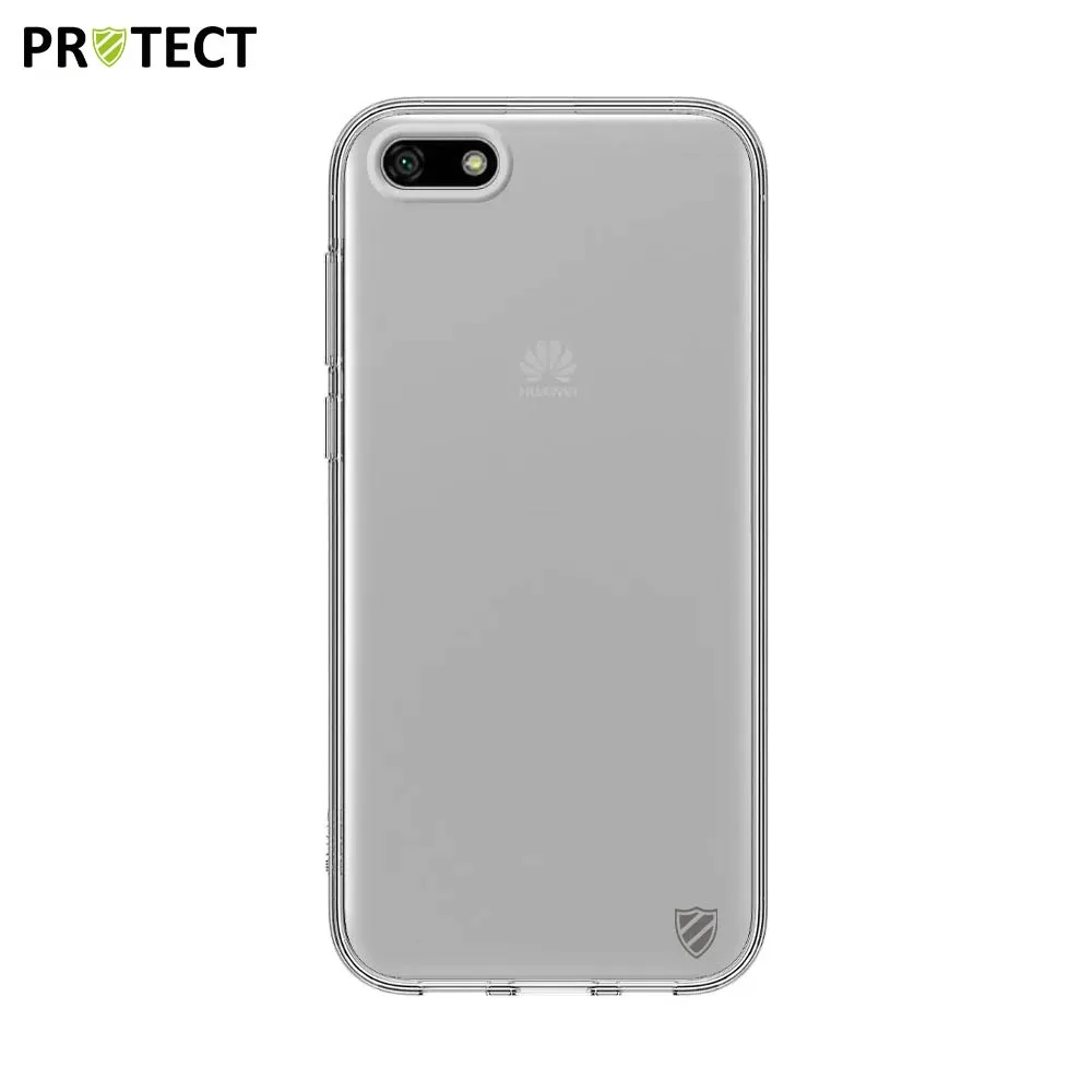 Coque Silicone PROTECT pour Huawei Y5 2018 Transparent — vue 2