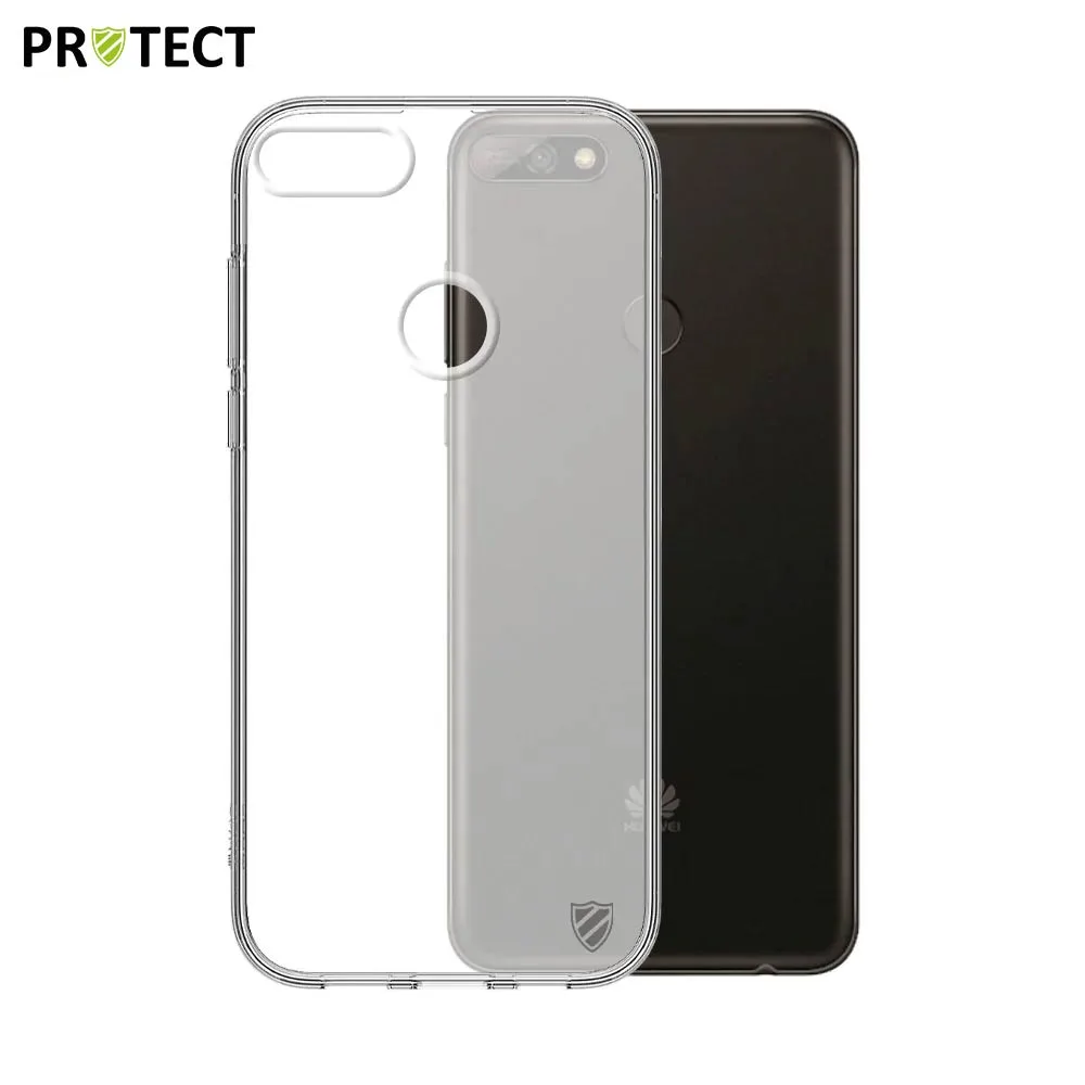 Coque PROTECT Huawei Y7 Transparent