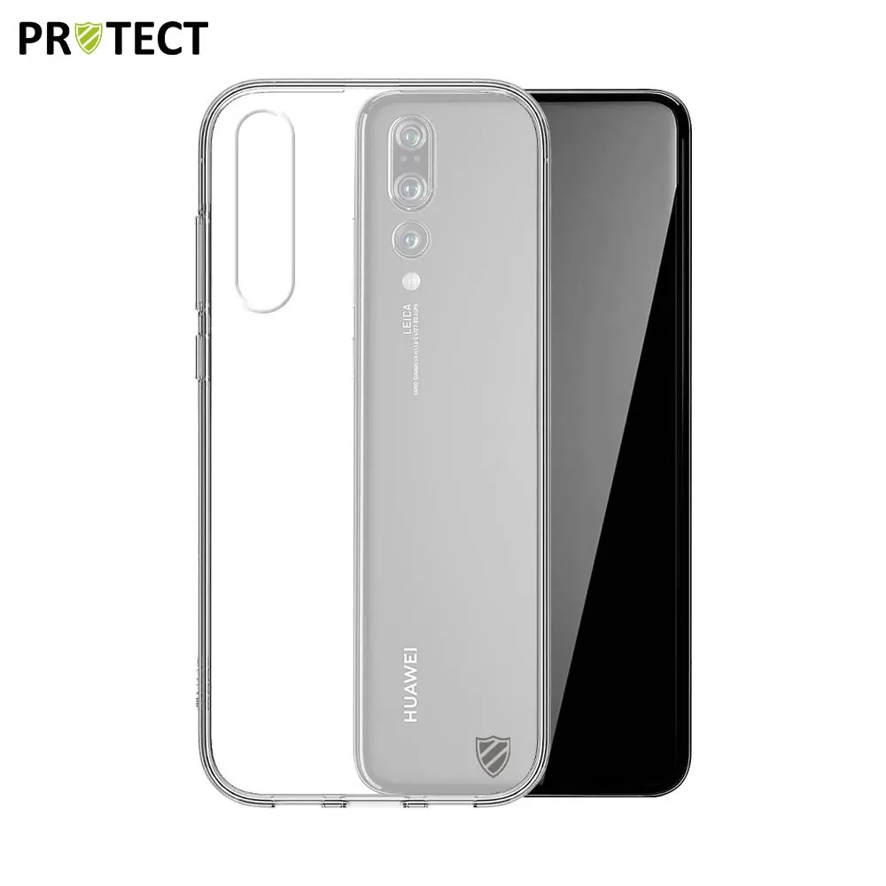 Coque Silicone PROTECT pour Huawei P20 Pro Transparent