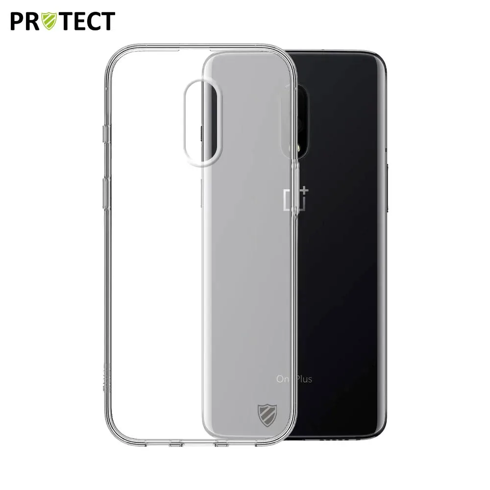 Coque Silicone PROTECT pour OnePlus 7 Transparent