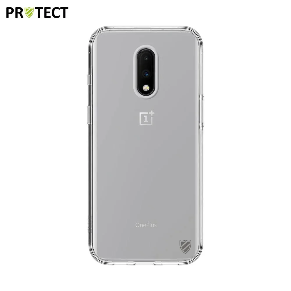 Coque Silicone PROTECT pour OnePlus 7 Transparent — vue 2