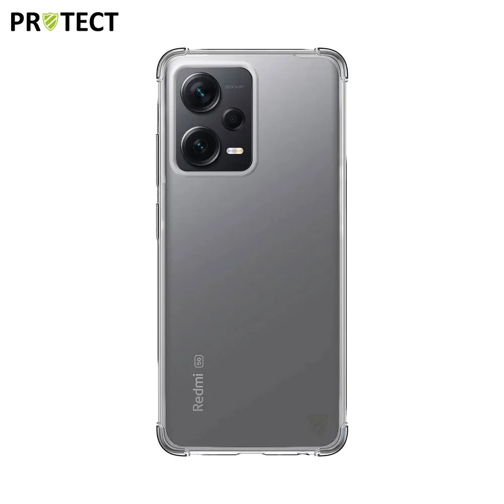Coque Silicone Renforcée PROTECT pour Xiaomi Redmi Note 12 Pro+ 5G Transparent — vue 2