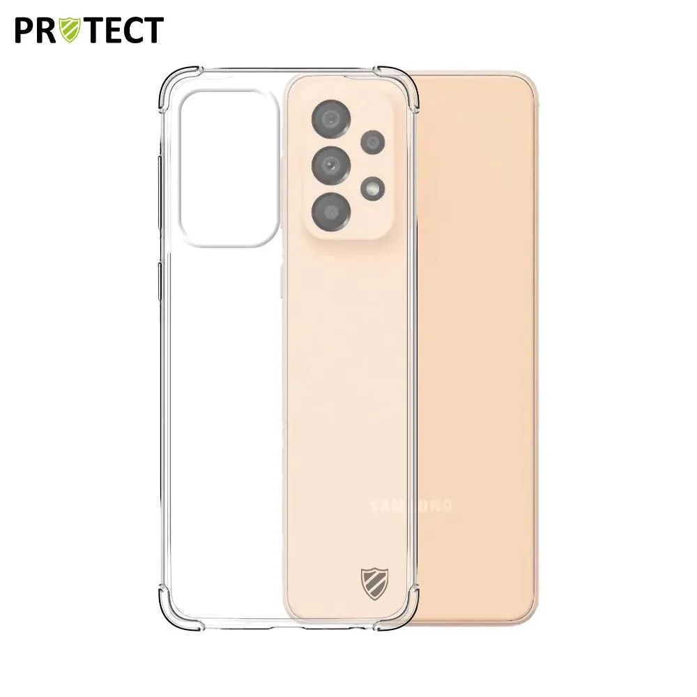 Coque Silicone Renforcée PROTECT pour Samsung Galaxy A34 5G A346 Transparent