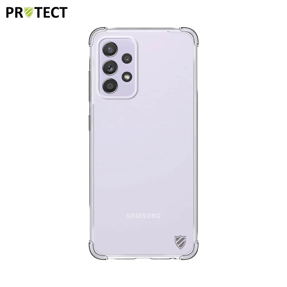 Coque Silicone Renforcée PROTECT pour Samsung Galaxy A52 5G A526/Galaxy A52 4G A525 Transparent — vue 2