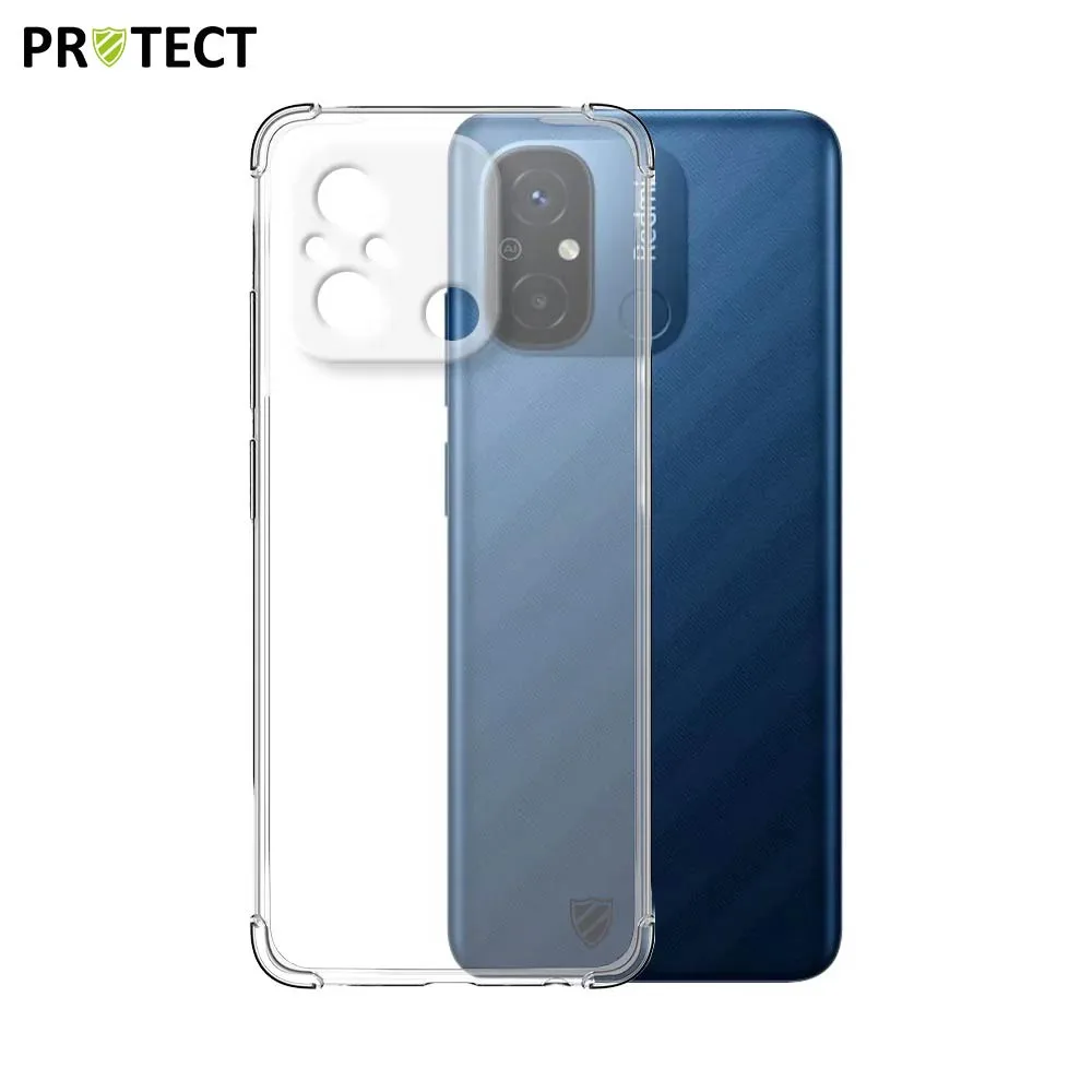 Coque Silicone Renforcée PROTECT pour Xiaomi Redmi 12C Transparent