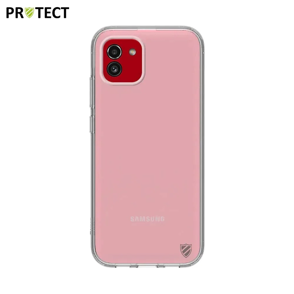 Pack de 10 Coques Silicone PROTECT pour Samsung Galaxy A03 A035F Bulk Transparent — vue 2