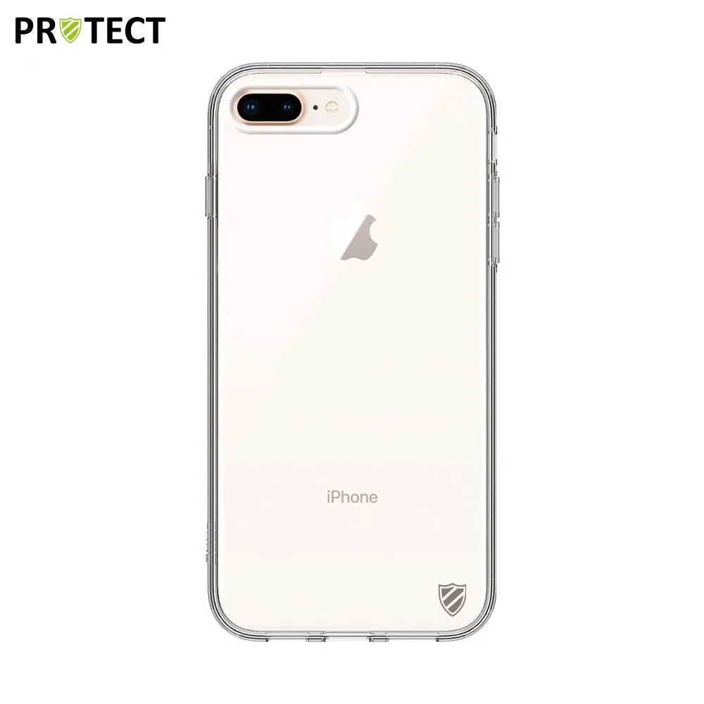 Pack de 10 Coques Silicone PROTECT pour Apple iPhone 7 Plus & 8 Plus Bulk Transparent