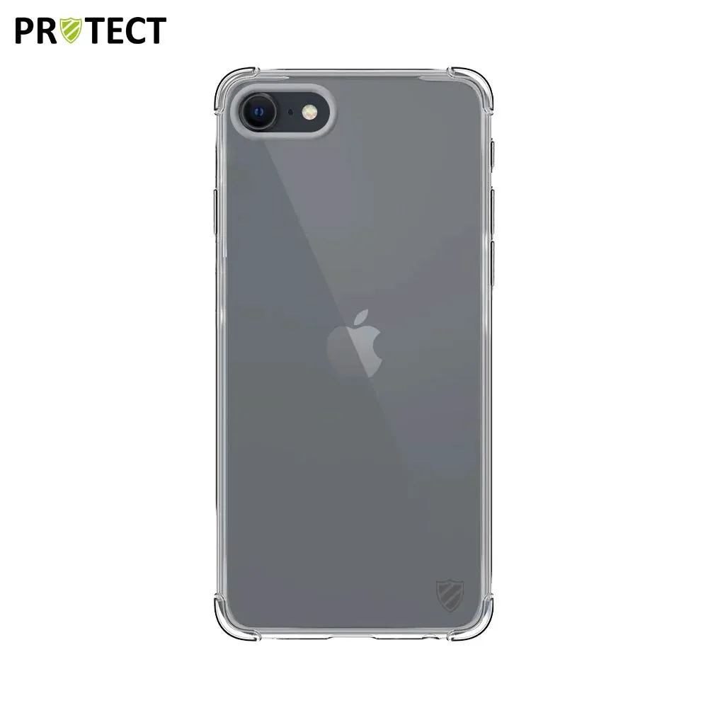 Coque Silicone Renforcée PROTECT pour Apple iPhone 7, iPhone 8, iPhone SE (2nd Gen) & iPhone SE (3e Gen) Transparent — vue 2