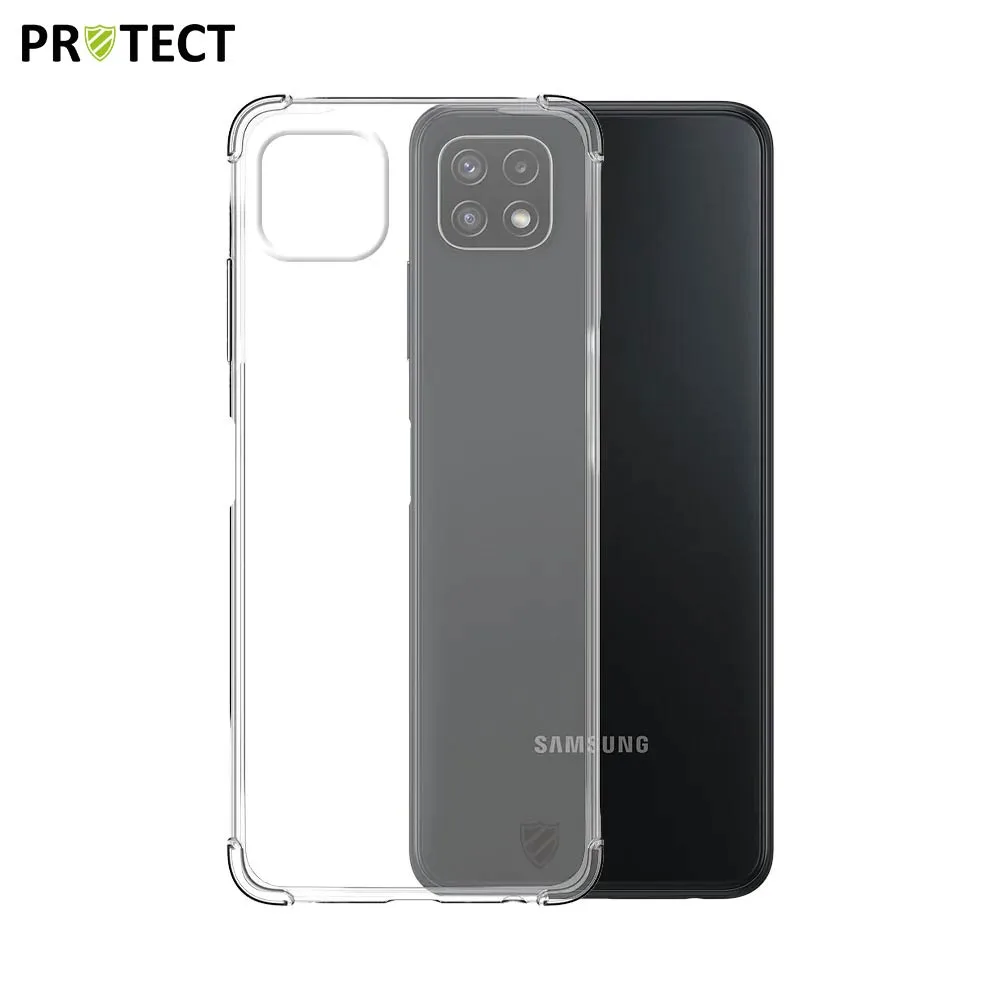 Coque Silicone Renforcée PROTECT pour Samsung Galaxy A22 5G A226B Transparent