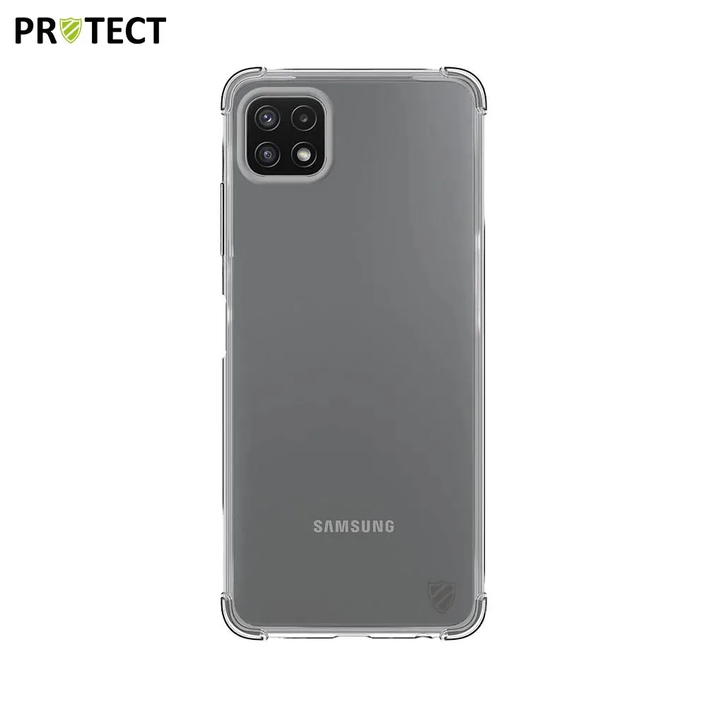 Coque Silicone Renforcée PROTECT pour Samsung Galaxy A22 5G A226B Transparent — vue 2