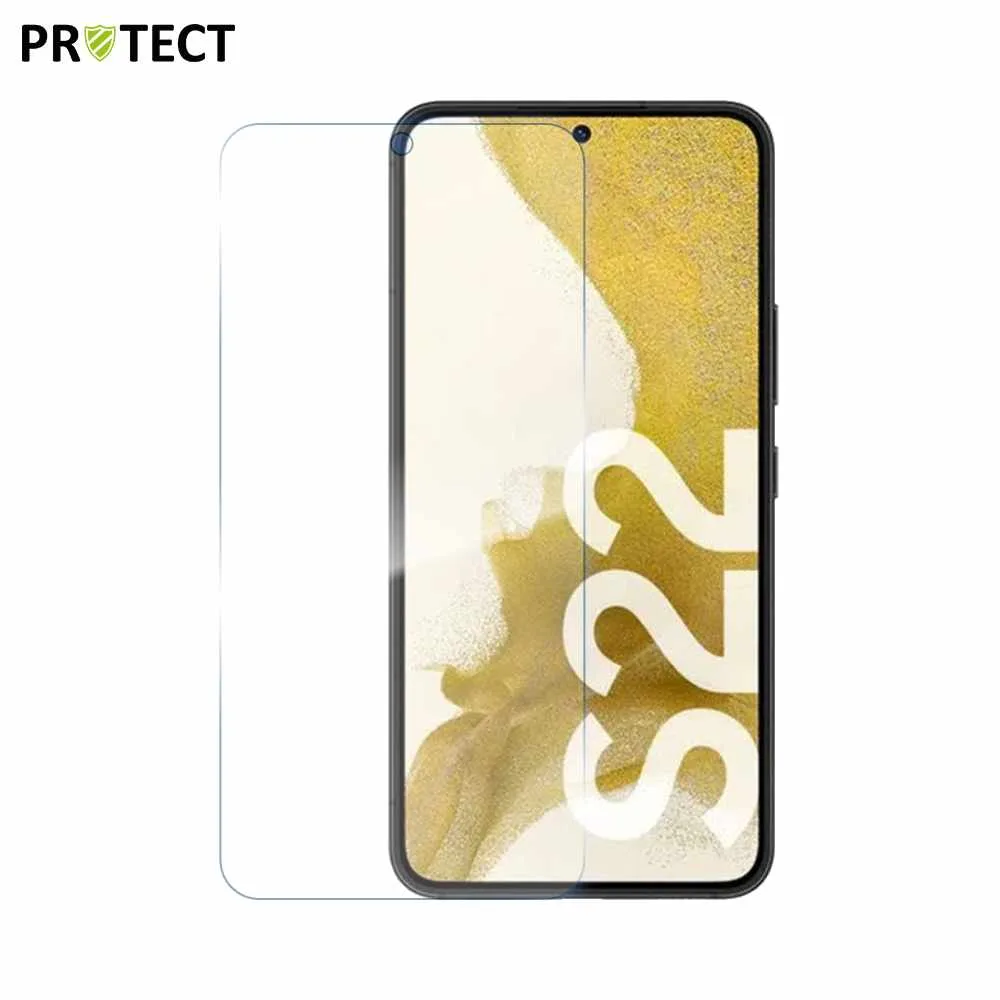 Verre Trempé Classique PROTECT pour Samsung Galaxy S22 S901 Transparent