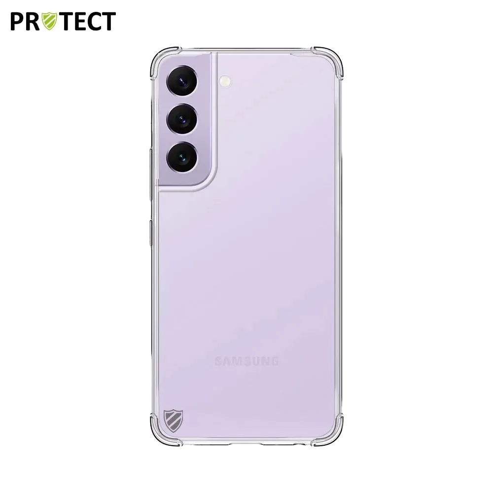 Coque Silicone Renforcée PROTECT pour Samsung Galaxy S22 S901 Transparent — vue 2
