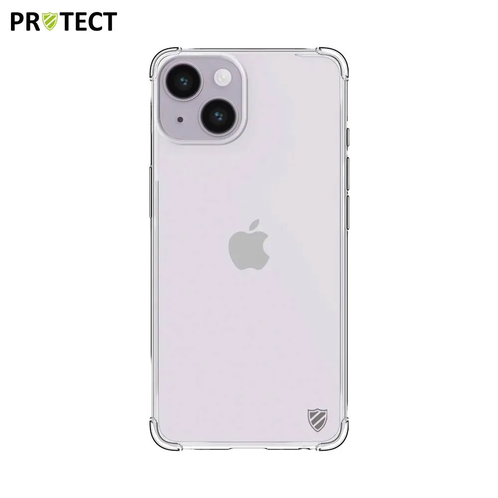 Coque Silicone Renforcée PROTECT pour Apple iPhone 14 Transparent — vue 2
