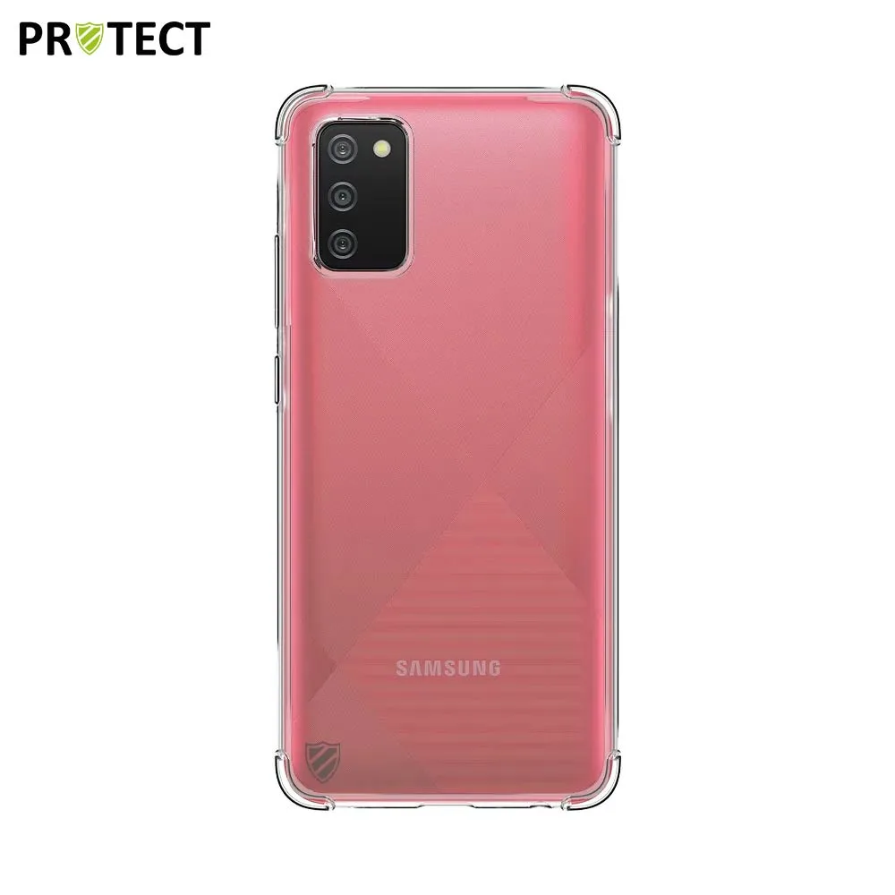 Coque Silicone Renforcée PROTECT pour Samsung Galaxy A02s A025 Transparent — vue 2