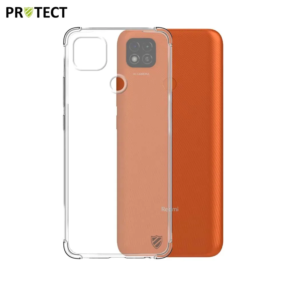 Coque Silicone Renforcée PROTECT pour Xiaomi Redmi 9C NFC Transparent
