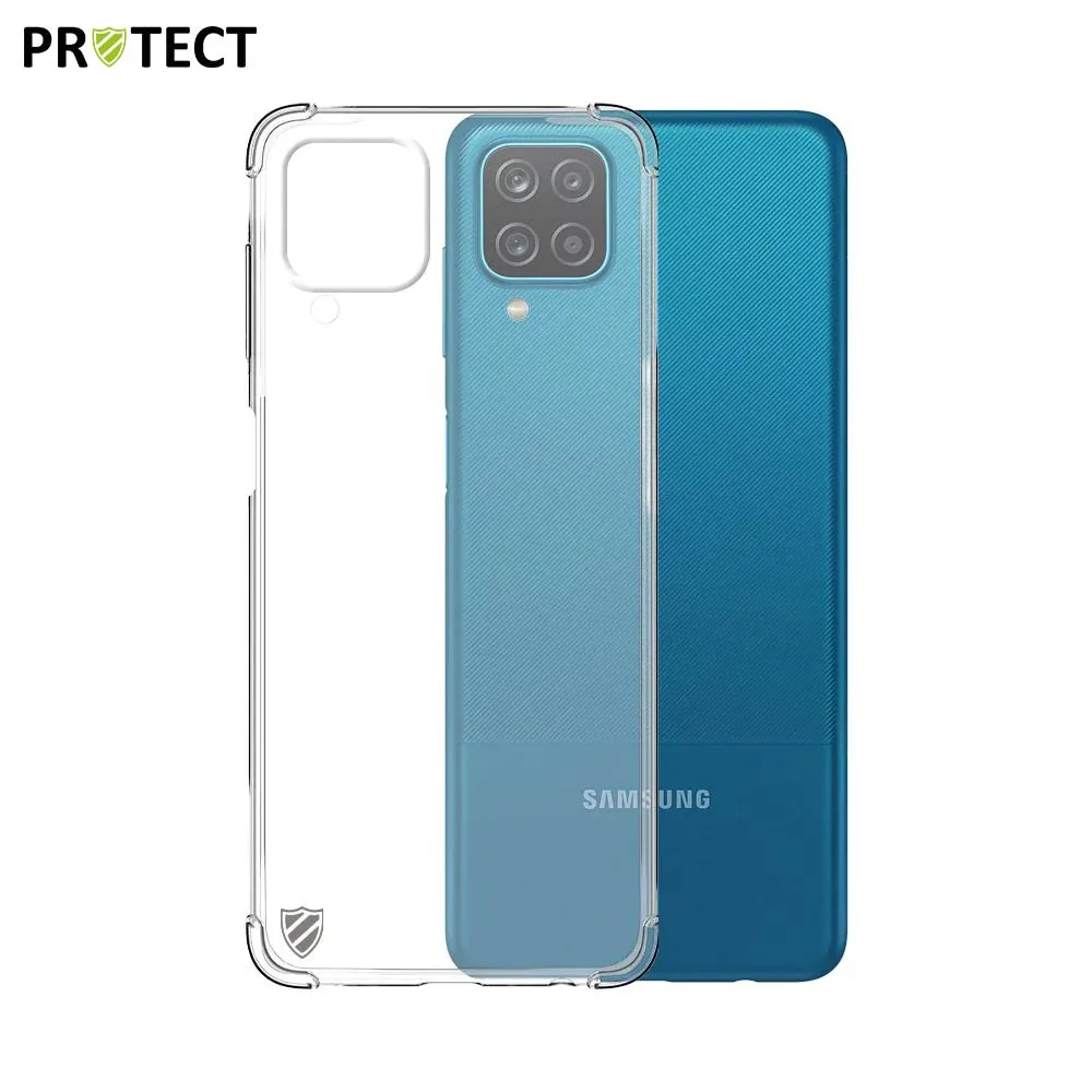 Coque Silicone Renforcée PROTECT pour Samsung Galaxy A12 Nacho A127 Transparent