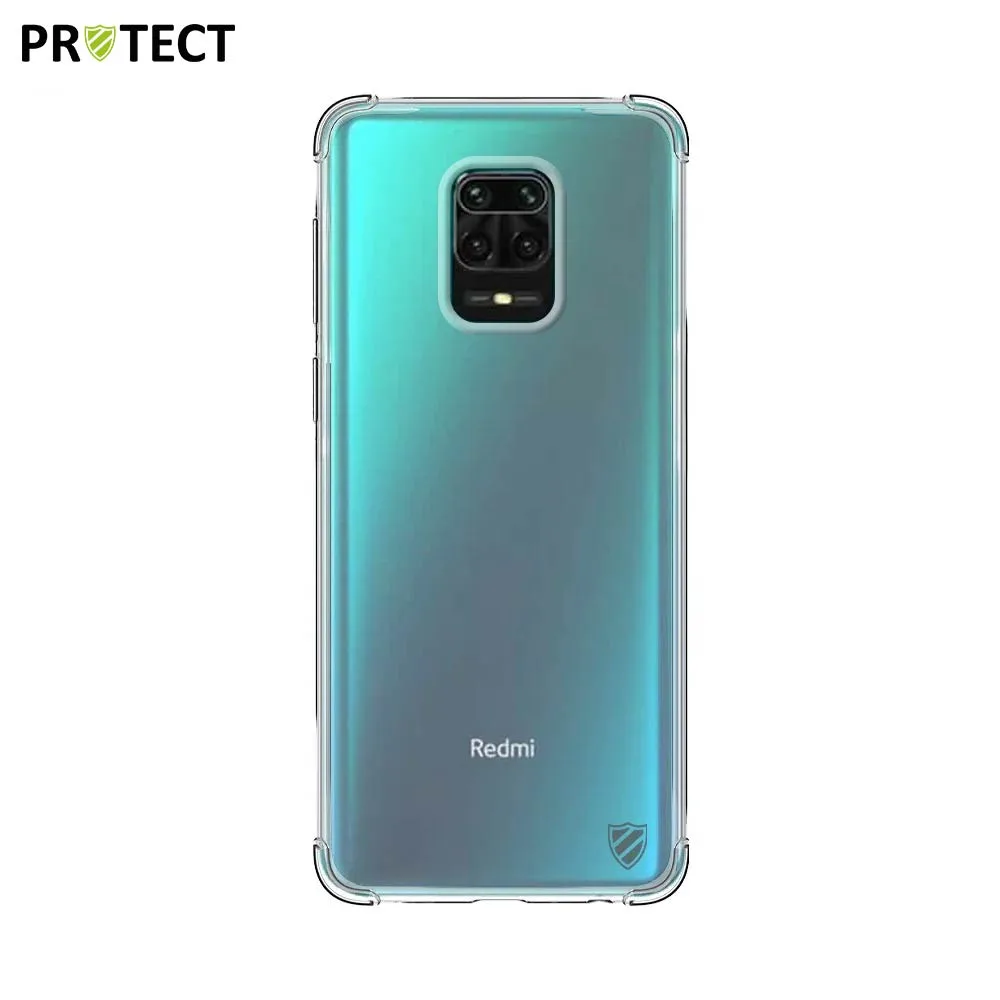 Coque Silicone Renforcée PROTECT pour Xiaomi Redmi Note 9S & 9 Pro 4G Transparent — vue 2