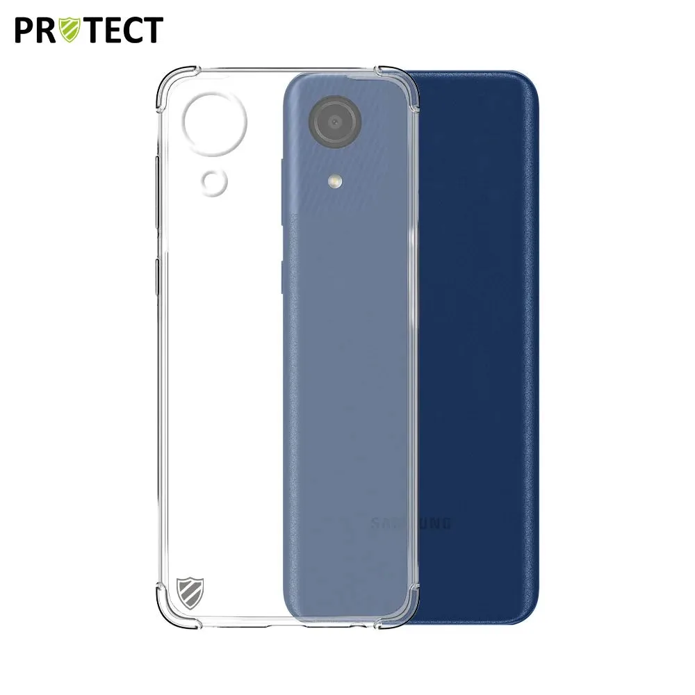 Coque Silicone Renforcée PROTECT pour Samsung Galaxy A03 Core A032 Transparent