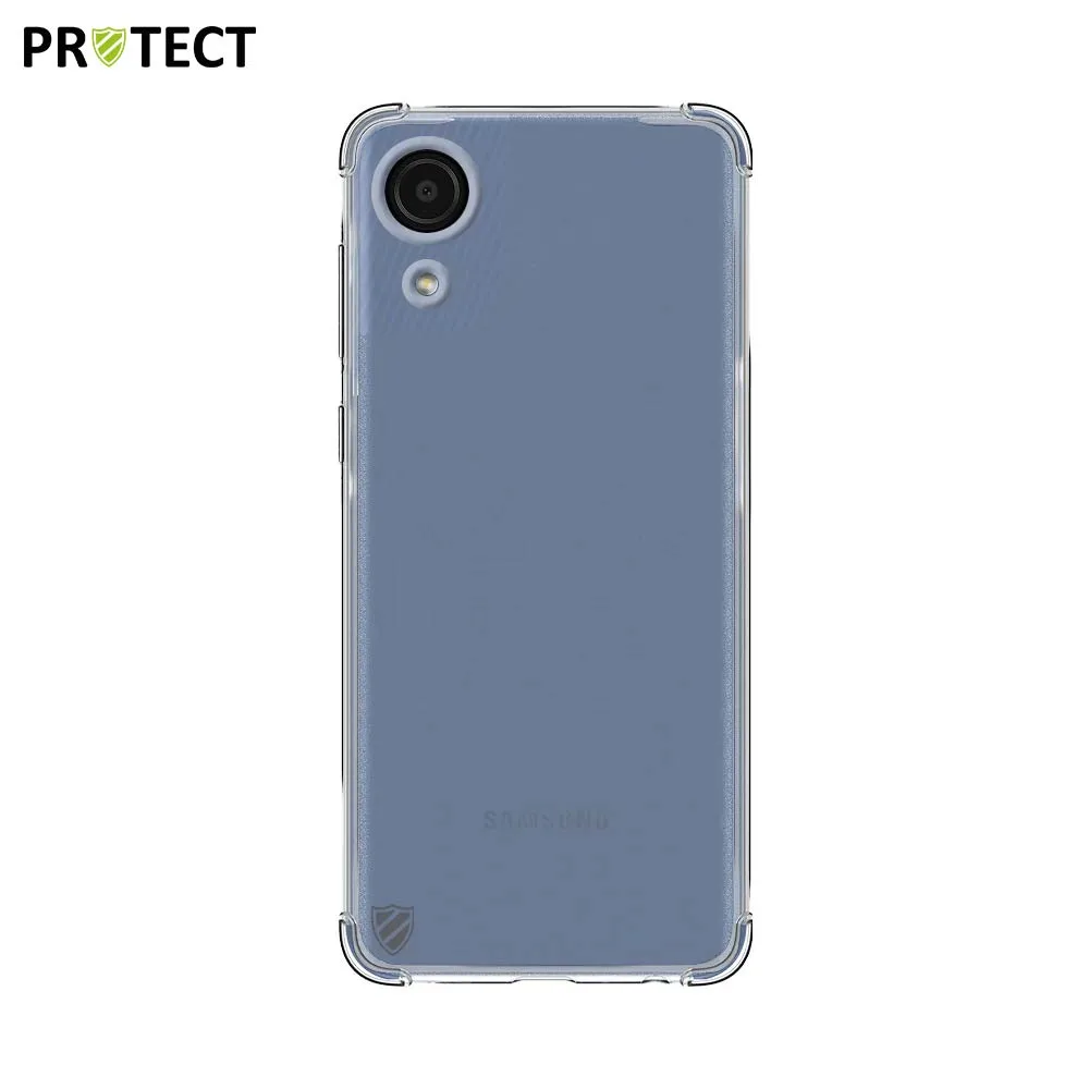 Coque Silicone Renforcée PROTECT pour Samsung Galaxy A03 Core A032 Transparent — vue 2