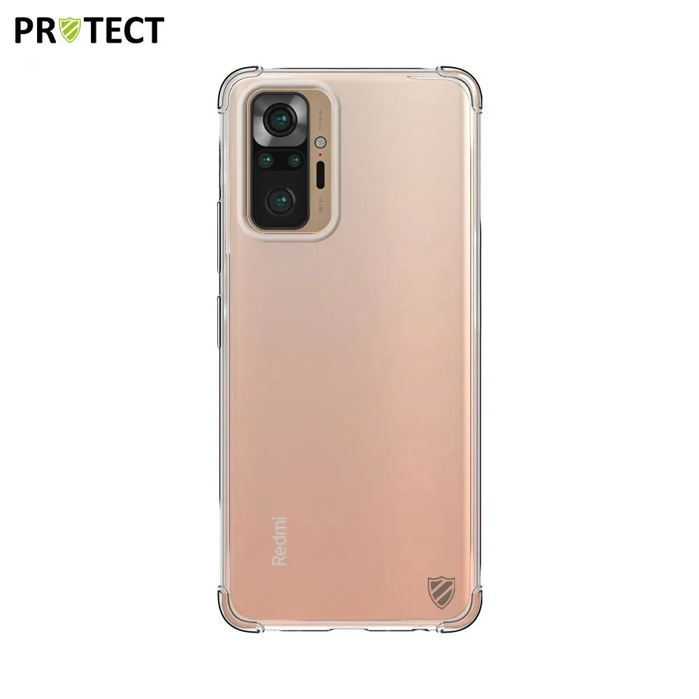Coque Silicone Renforcée PROTECT pour Xiaomi Redmi Note 10 Pro 4G Transparent — vue 2
