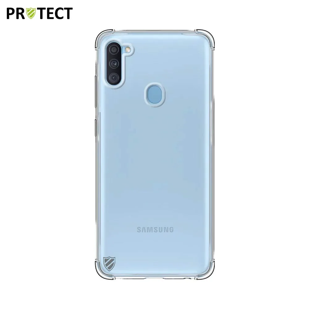 Coque Silicone Renforcée PROTECT pour Samsung Galaxy A11 A115 Transparent — vue 2