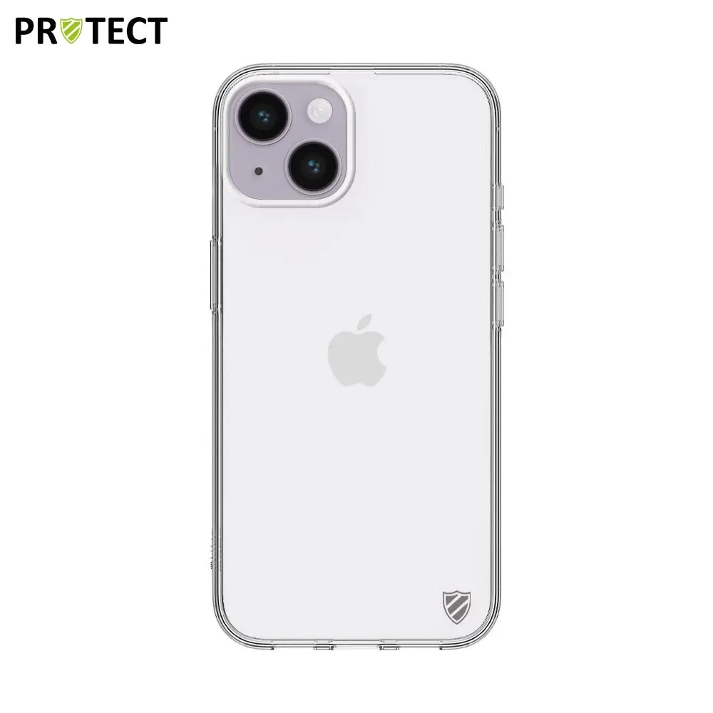 Pack de 10 Coques Silicone PROTECT pour Apple iPhone 14 Bulk Transparent — vue 2