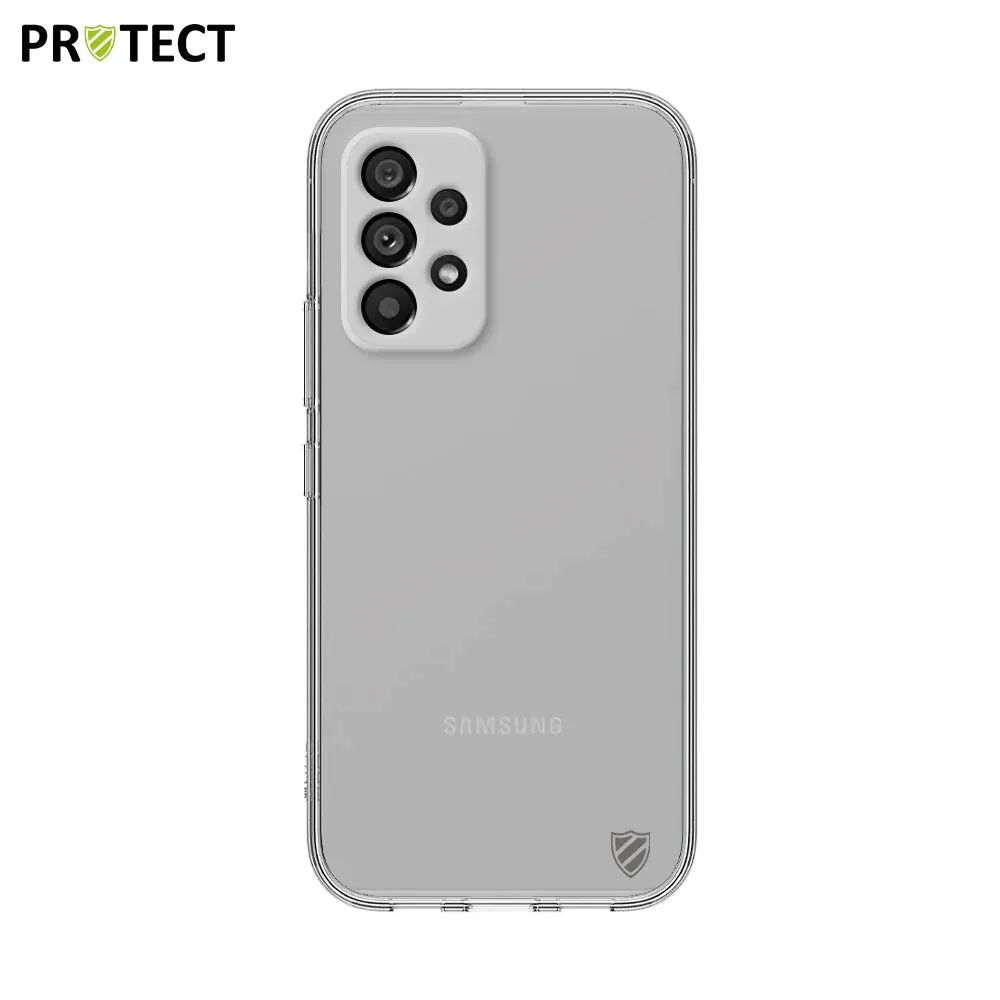 Pack de 10 Coques Silicone PROTECT pour Samsung Galaxy A53 5G A536 Bulk Transparent — vue 2