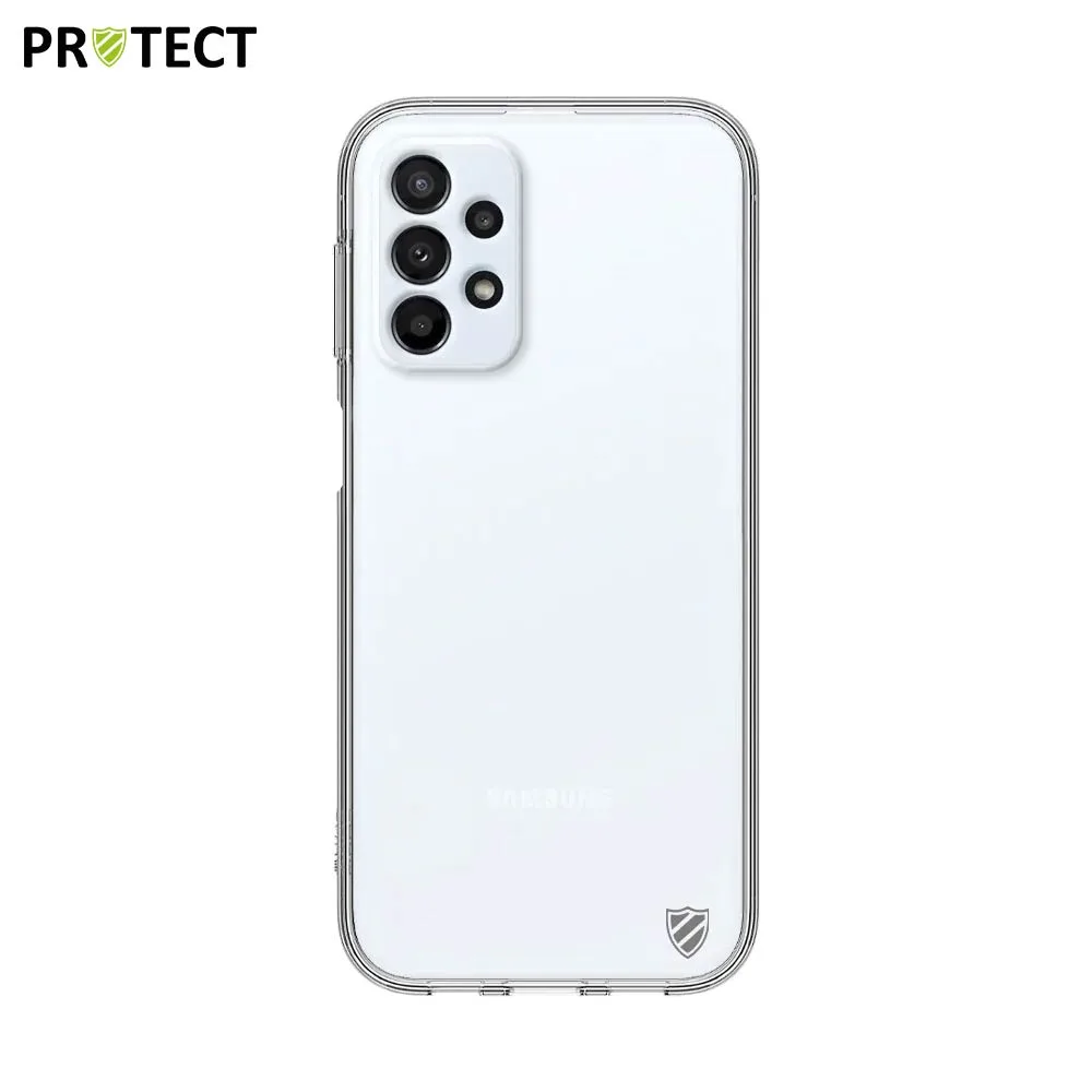 Pack de 10 Coques Silicone PROTECT pour Samsung Galaxy A23 5G A236 & A23 4G A235 Bulk Transparent — vue 2