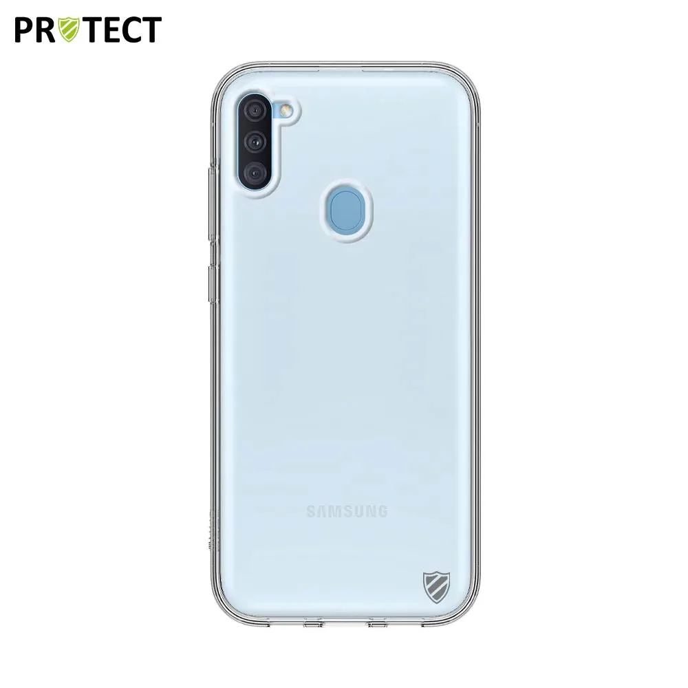 Pack de 10 Coques Silicone PROTECT pour Samsung Galaxy A11 A115 Bulk Transparent — vue 2