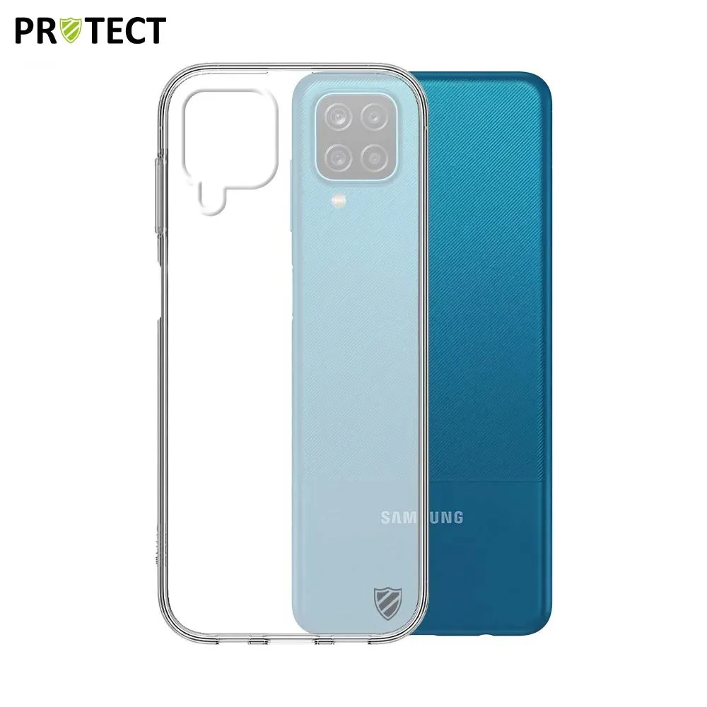Pack de 10 Coques Silicone PROTECT pour Samsung Galaxy A12 Nacho A127 Bulk Transparent