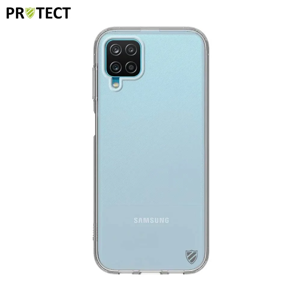 Pack de 10 Coques Silicone PROTECT pour Samsung Galaxy A12 Nacho A127 Bulk Transparent — vue 2