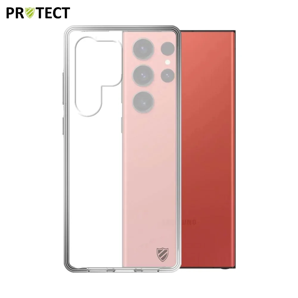 Pack de 10 Coques Silicone PROTECT pour Samsung Galaxy S23 Ultra 5G S918 Bulk Transparent