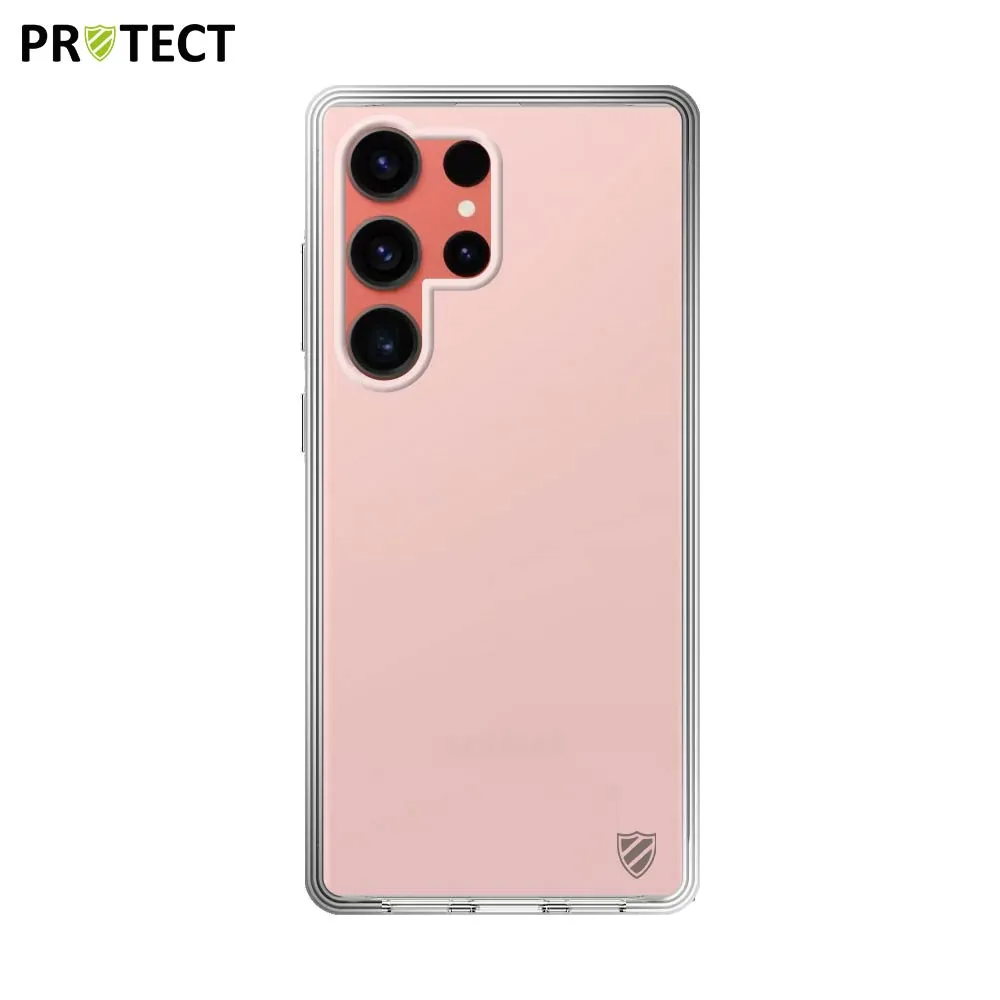 Pack de 10 Coques Silicone PROTECT pour Samsung Galaxy S23 Ultra 5G S918 Bulk Transparent — vue 2