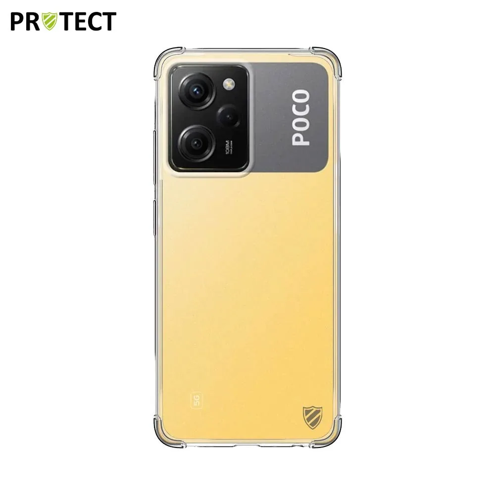 Coque Silicone Renforcée PROTECT pour Xiaomi Poco X5 Pro 5G & Redmi Note 12 Pro 5G Transparent — vue 2