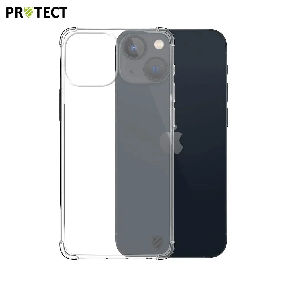Pack de 10 Coques Silicone Renforcée PROTECT pour Apple iPhone 13 Mini Bulk Transparent