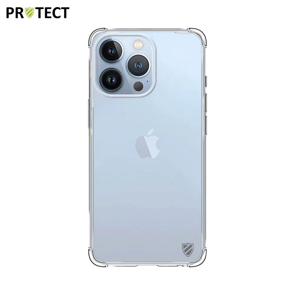 Pack de 10 Coques Silicone Renforcée PROTECT pour Apple iPhone 13 Pro Bulk Transparent — vue 2